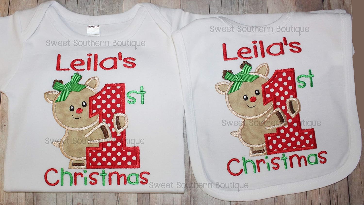personalised my first christmas outfit