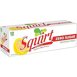 Squirt Zero Sugar Grapefruit Soda, 12 fl oz