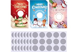 INKNOTE Scratch Off Stickers Cards Blank Gift Certificates for Business, for Hair Beauty Makeup Salon Spa Restaurant DIY Coupon Cards for Holiday Birthday Baby Shower Favors Games