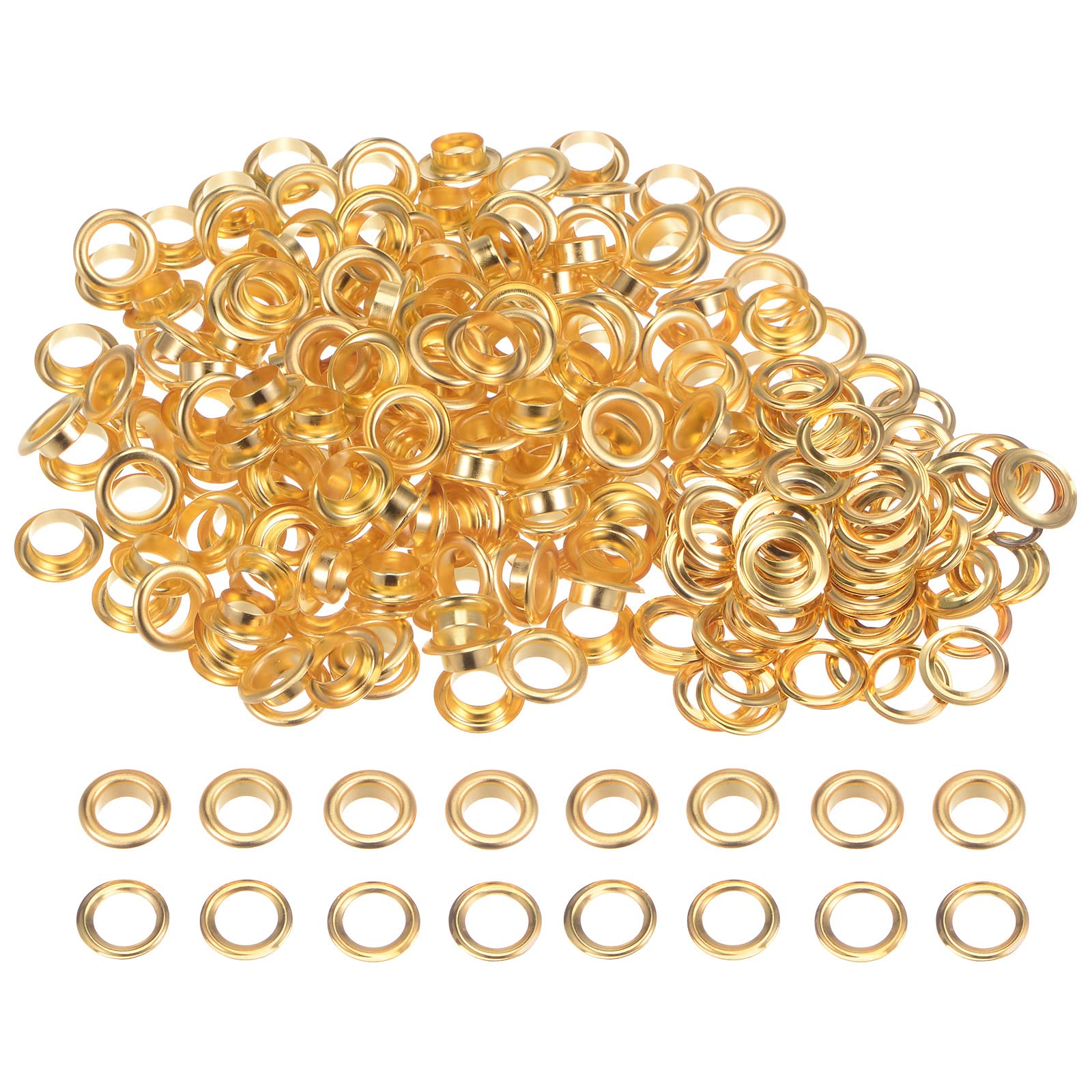 HARFINGTON 200 Set Color Round Grommets 10mm