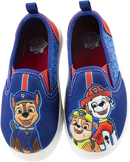 Paw Patrol Jongens Sport Trainers Kids Easy Touch Fasten Pumps Chase Marshall Schoenen Sneakers, Grijs, 11 UK Child