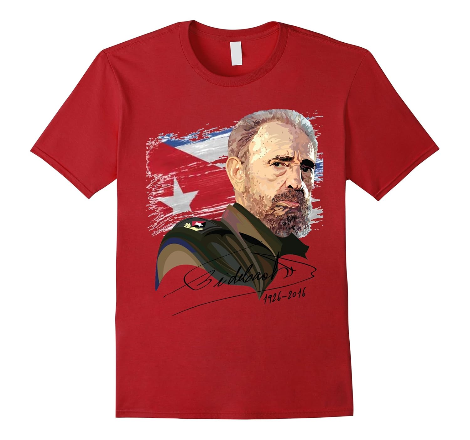 Fidel Castro 1926-2016 t shirt-ANZ