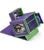 Boîte De Deck MTG Commander Mage Tech - Pour 100 Cartes Double-sleeved, Fente Commander, Plateau à Dés | Design Breveté Blanc/vert