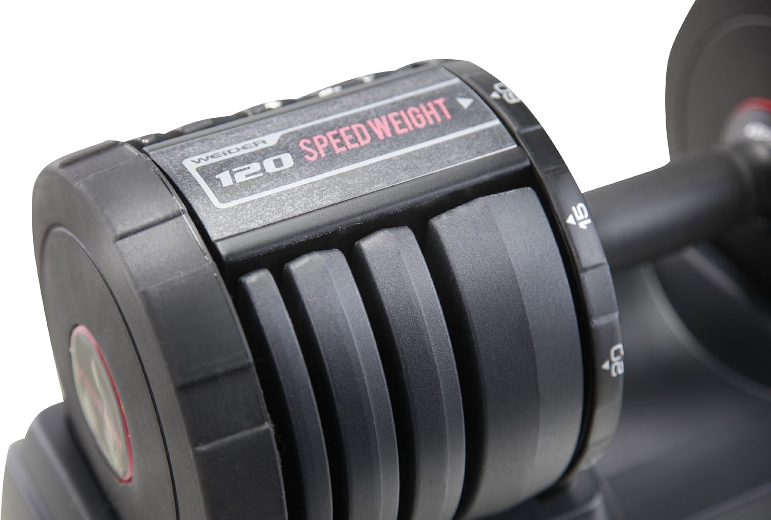 Weider SpeedWeight 120 (1560 lbs.) Adjustable Dumbbell Set with Stand