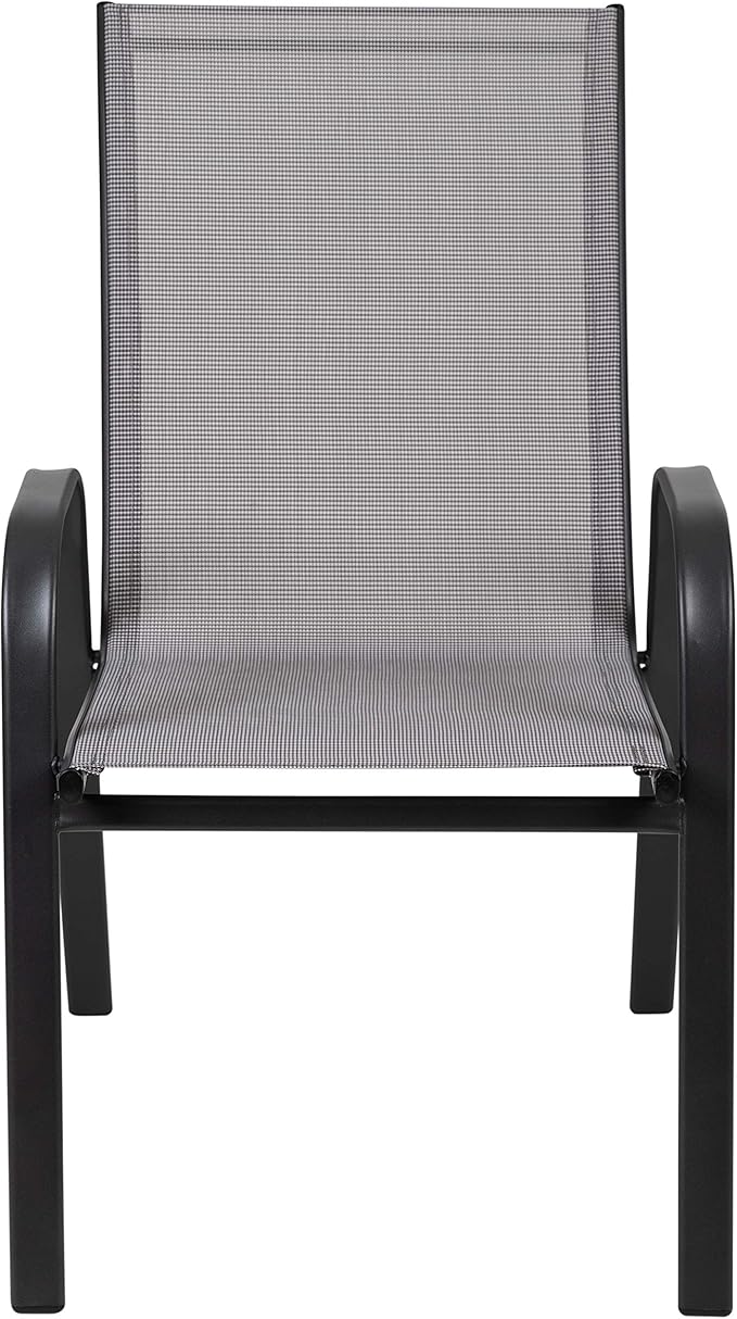 cosco outdoor living paloma steel patio dining chairs light gray sling on 0s4ldlelx5d4wm