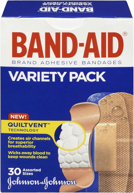 BandAid Brand Adhesive Assorted Sizes Bandages Variety Pack Amazon.ca