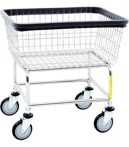 R&B WIRE PRODUCTS ショッピングカート Amazon.com: R&B Wire™ 100T Front Load Wire Laundry Cart, 2.25