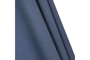 Zhenqing Aida Cloth Cross Stitch Fabric, 14 Count, Big Size (Dark Blue, 20 * 20inch)