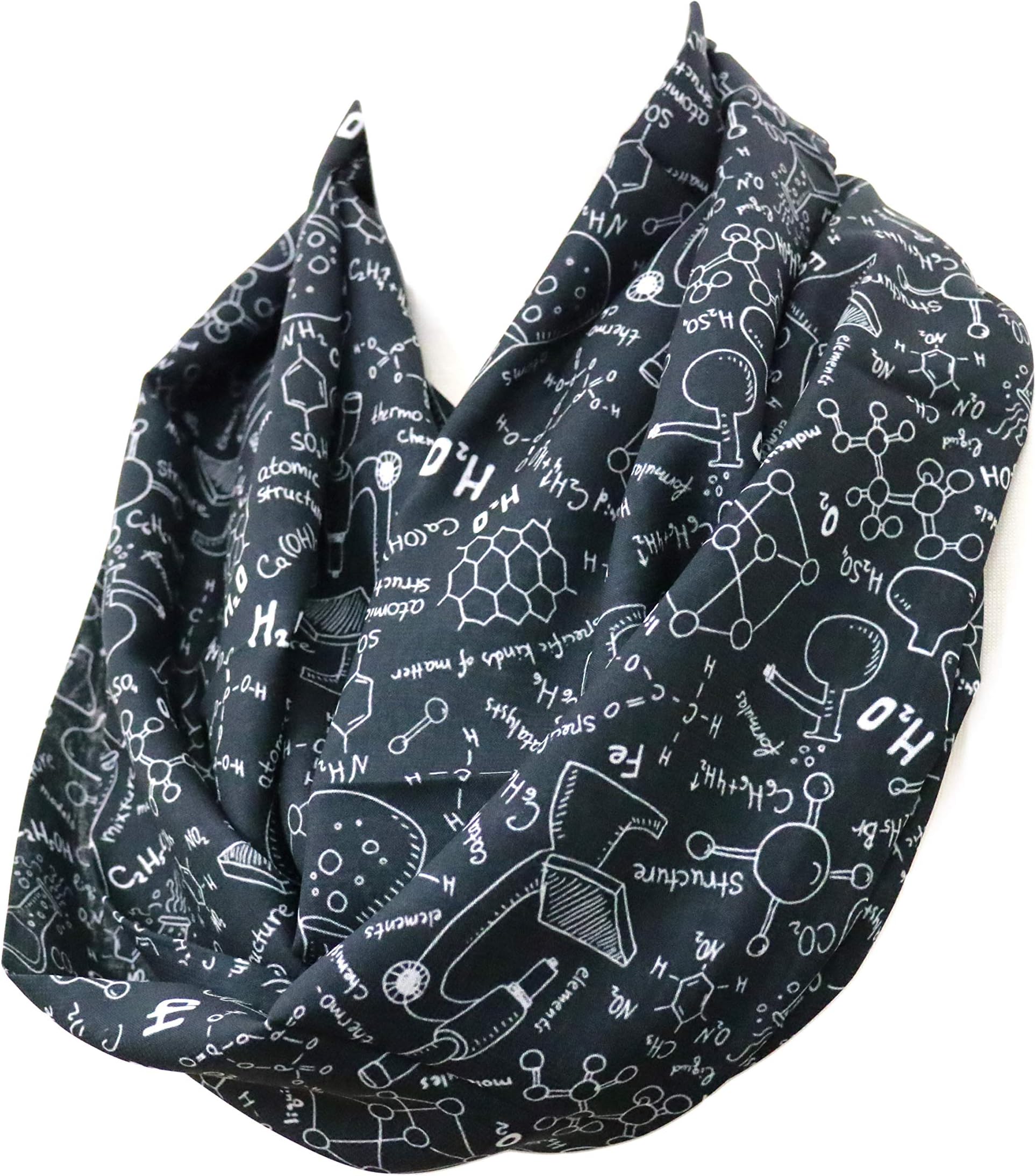 Di CapanniScience chemistry infinity Scarf for women teacher pharmacist engineer biology nerdy student geek