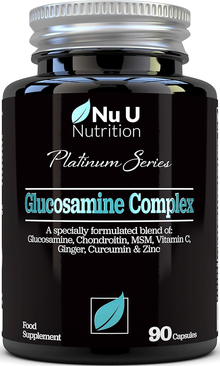 Glucosamine and Chondroitin High Strength Complex, 90 Glucosamine Sulphate Capsules, with Turmeric, MSM, Vitamin C