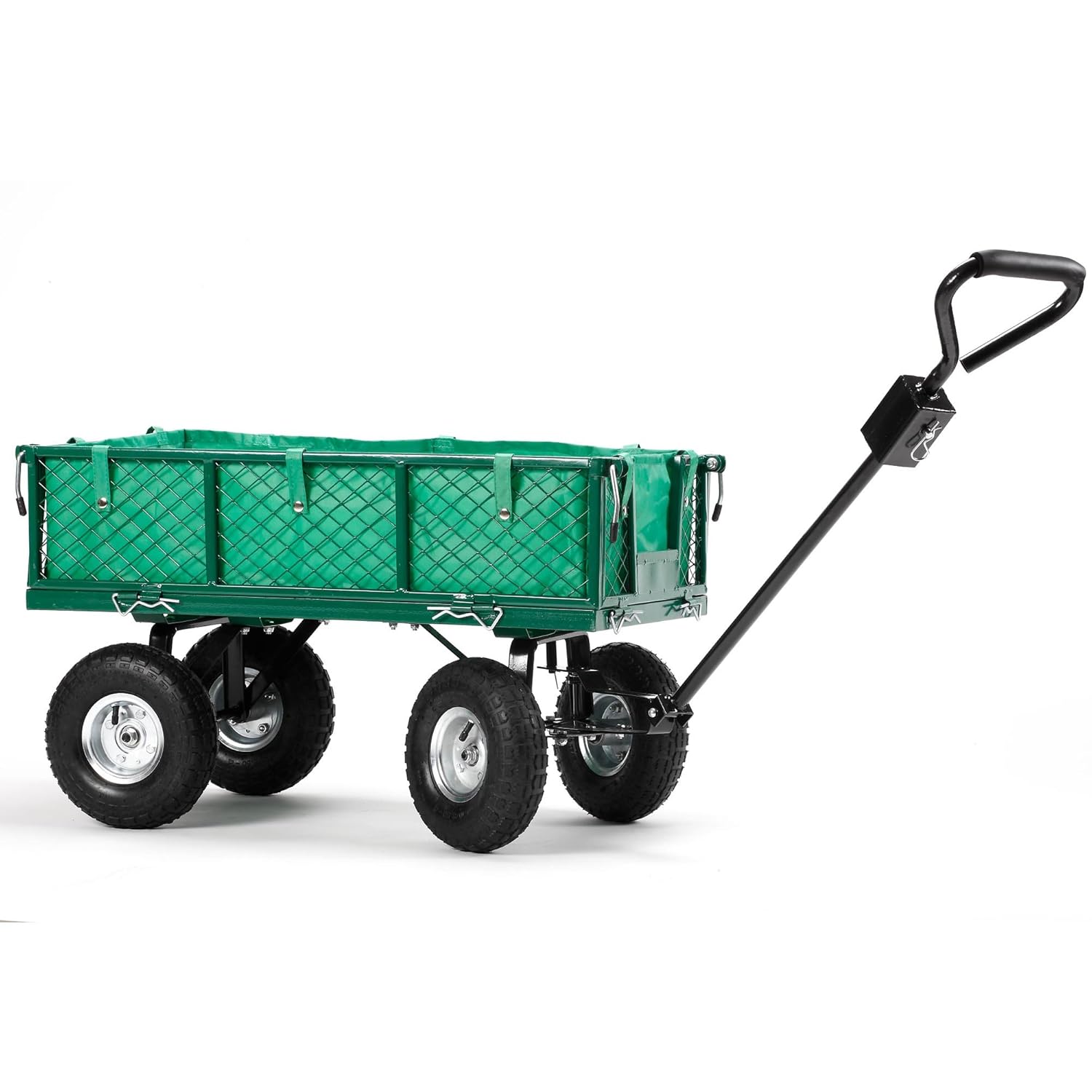 Wheelbarrow Cart Wagon Garden Yard Heavy Duty Dump Utility Off Road