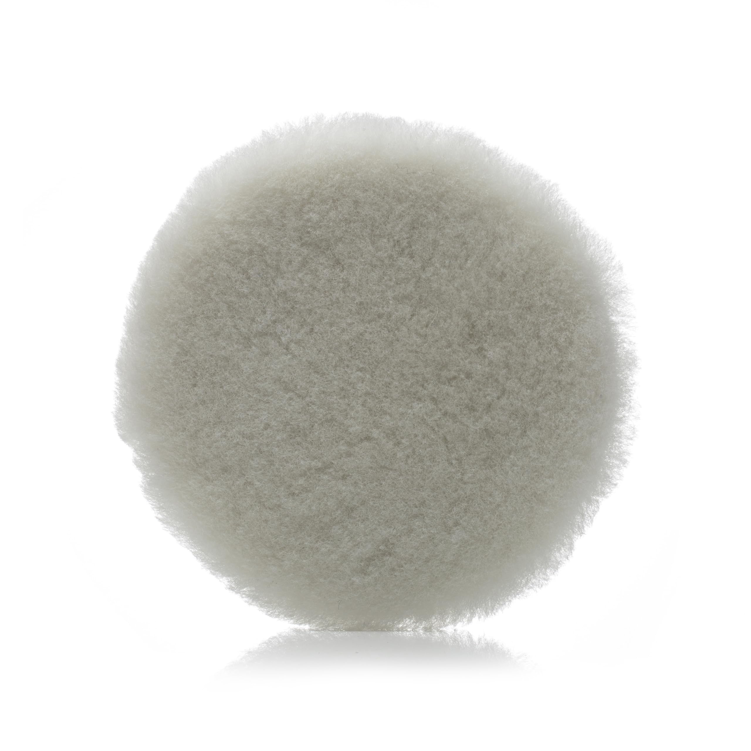 Glass Polish 5 inch (125mm) PRO-Line Natural Long Pile Wool Pad - GP16011