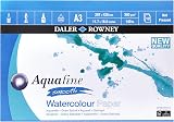 Daler Rowney Aquafine Smooth Hot-Pressed Watercolour Paper A3 300gsm 12 Sheets