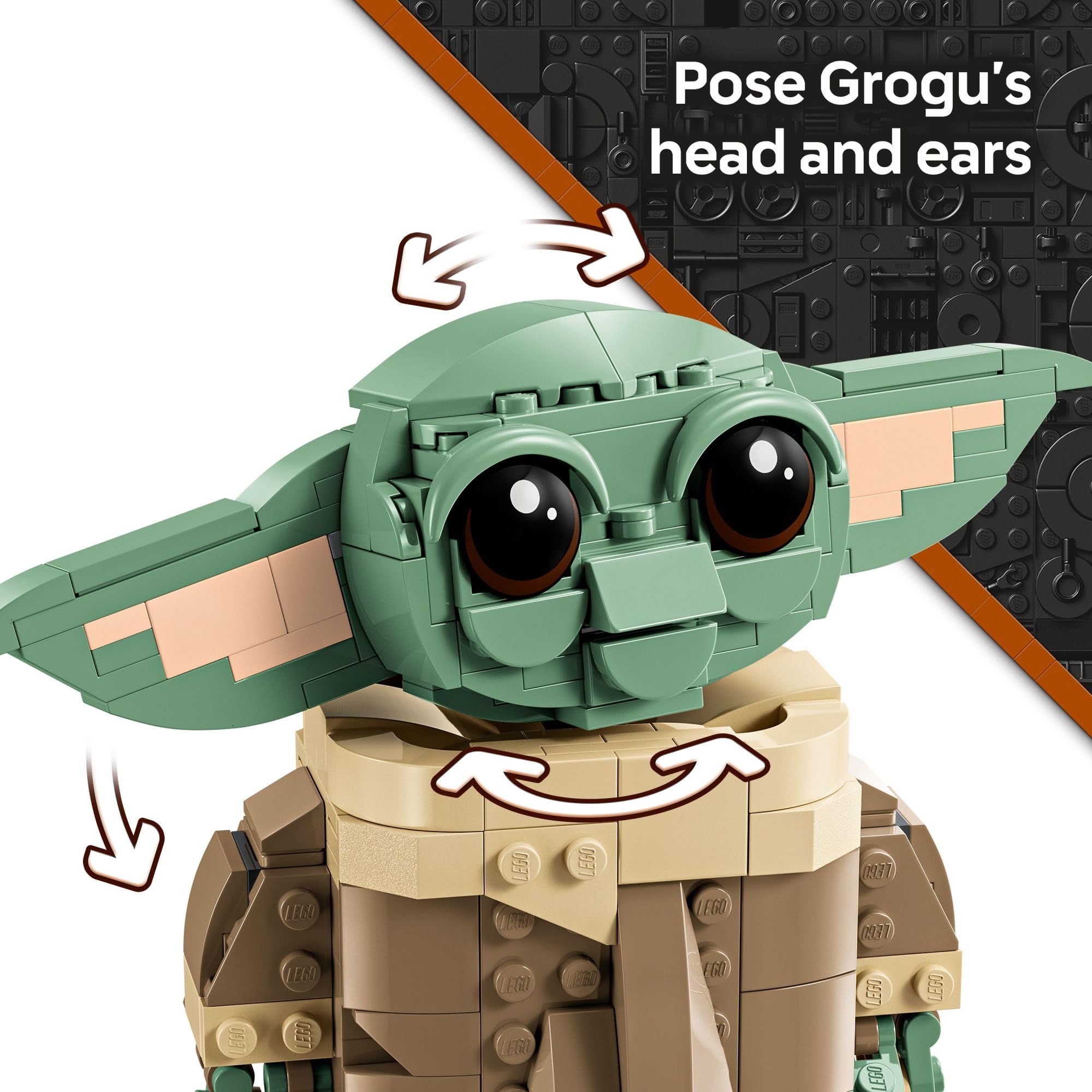 LEGO Star Wars Grogu with Hover Pram Building Toy Set - Star Wars Toy for Kids, Boys & Girls, Ages 10+ - Gift Idea for Birthday - 75403