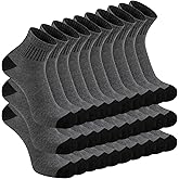 BOSSUN 30 Pairs Mens Ankle Socks - Thin Breathable Athletic Casual Quarter Sock For Men 9-12 Bulk Pack