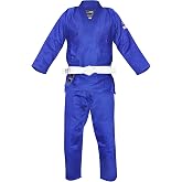 Fuji Single Weave Judo Gi Uniform - Kids &amp; Adults Cotton Training Gi for Judo and Karate