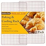 2PCS Cooling Racks for Cooking and Baking - 10" x