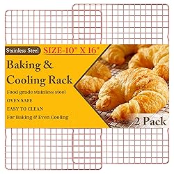 2PCS Cooling Racks for Cooking and Baking - 10" x