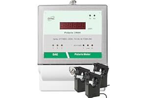 DAE P256-200 KIT, 200A, 277/480v, UL, RS485, kWh Smart Submeter, 3 Phase, 3 Split CTs (inner dia. 0.94")