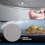 MasterClass Stainless Steel Splatter Guard Odour-Resistant 33cm 13 inch view 5