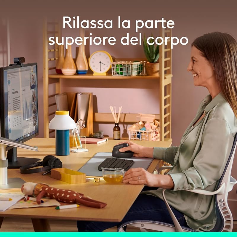 Lift Mouse Ergonomico Verticale