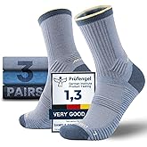 Juclise Merino Wool Hiking Boot Socks Compression Lightweight Moisture Wicking Seamless Anti-Blister Cushioned Breathable