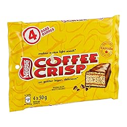 Canada Candy Coffee Crisp Chocolate Bar, 4 Count