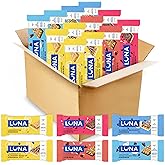 LUNA Bar - Variety Pack - 6 Flavors - Gluten Free Snack Bars - Non-GMO - Protein Bars - Made with Organic Oats (12 Pack)