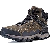 OL OUTJET LEGEND Mens Waterproof Hiking Boots Lightweight Mid Leather Outdoor Trekking Boots