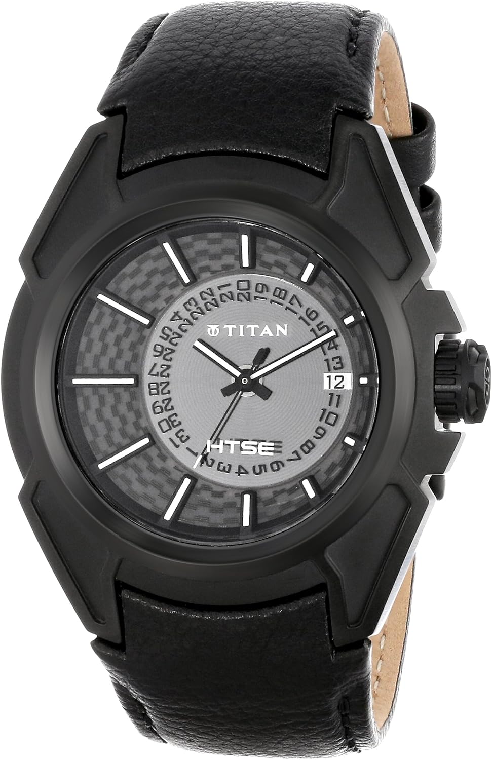 Titan Men's 1541NL01 HTSE Self Energizing Light Powered Watch Amazon.co.uk Watches