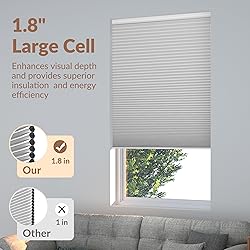 Boolegon Blackout Cellular Shades Cordless Pull