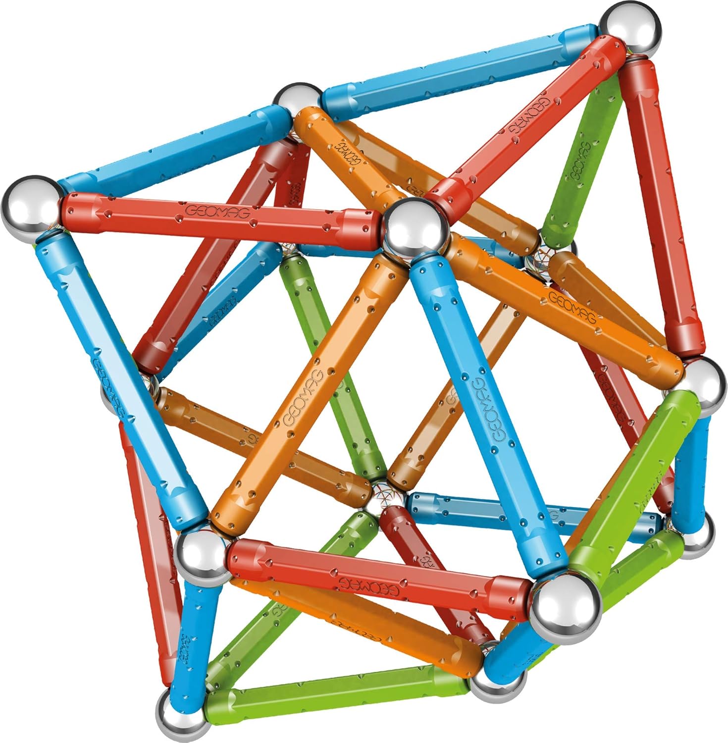 Geomag Magnetic Sticks and Balls Building Set, Multicolor, 88 Pieces - Image 4