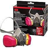 3M P100 / OV / AG Multi-Purpose Reusable Respirator 62023 Medium Size NIOSH-APPROVED P100 / Organic Vapor / Acid Gas Rated Filters Adjustable Head Straps Comfortable & Lightweight (62023H1-DC)