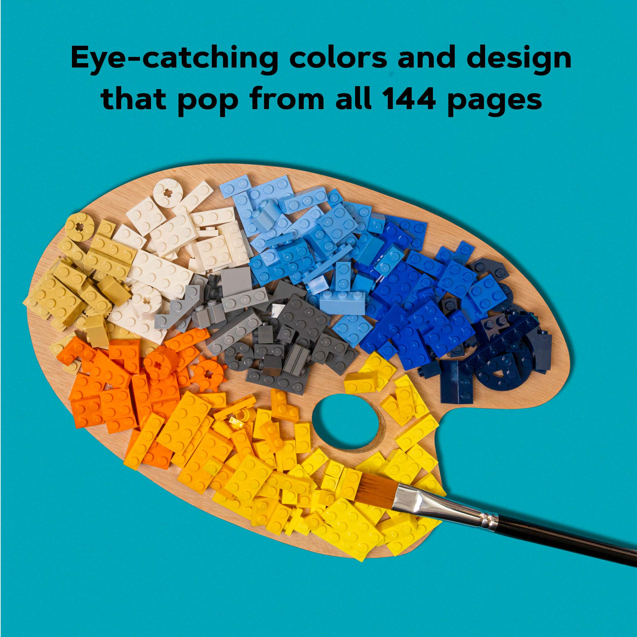 lego still life with bricks