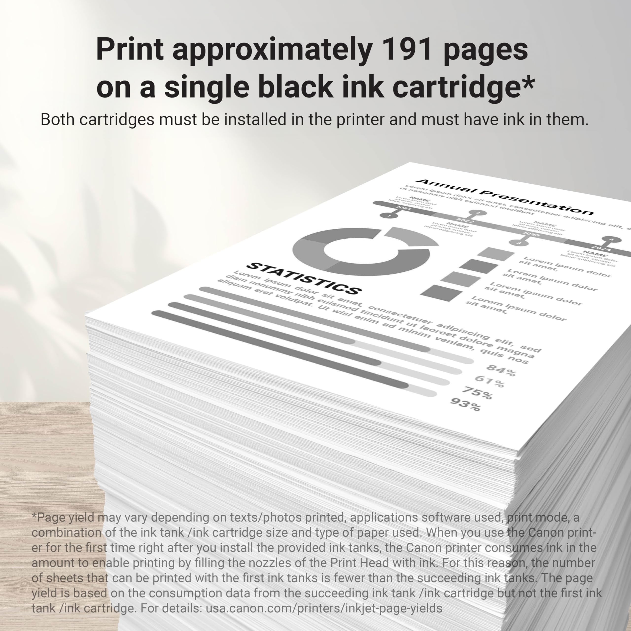 Canon PGI-35 Genuine Black Ink Tank, Compatible with PIXMA iP100, iP110, TR150 and TR160 Printers