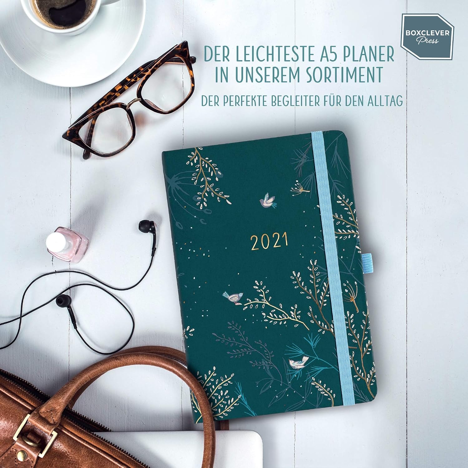 (in German) Boxclever Press Everyday A5 2021 Diary. 2021 Diary A5 Week to View with Vertical Layout to Manage Any Schedule. Diary 2021 - Image 3