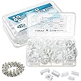 CQRobot JST PH 2.0 mm Pitch 5-Pin/6-Pin/7-Pin Electronic Connector IC Male Plugs, Female Sockets Housing and T-Shaped Crimp Terminal Kit. 90 Sets/730 Pieces Wire-to-Board Adapter Cable Assembly.