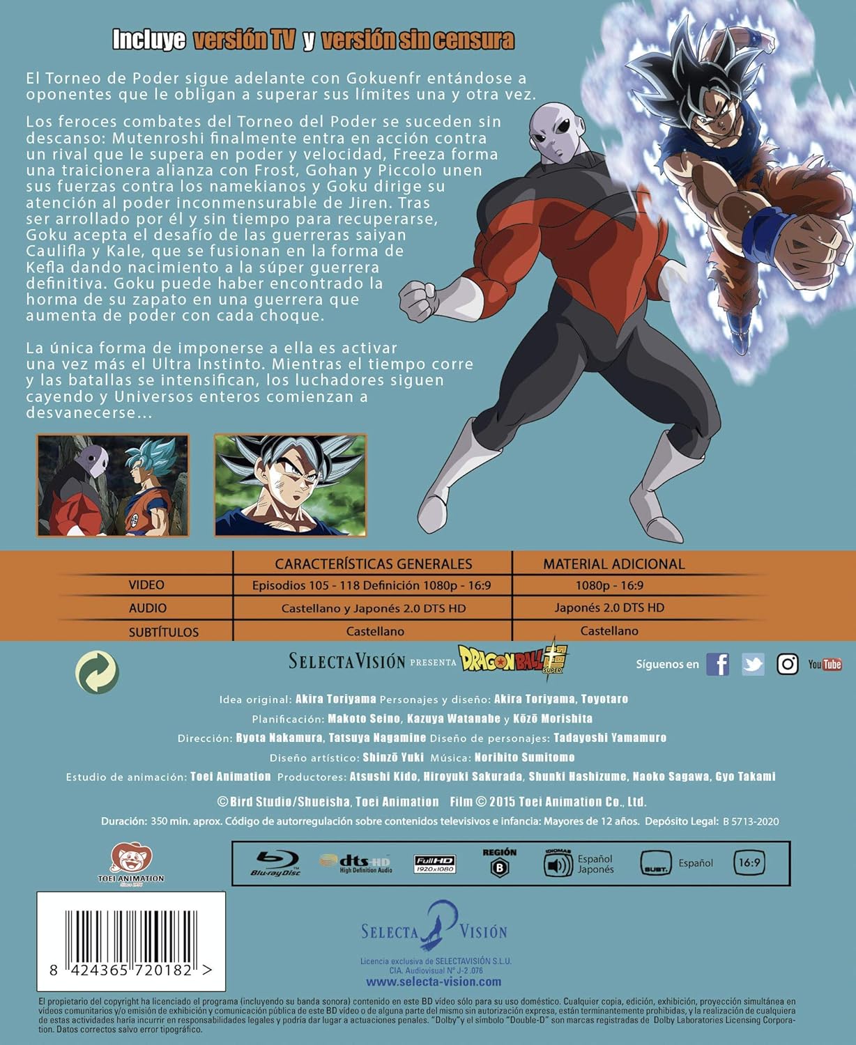 Dragon Ball Super Box 9 Edicion Coleccionista Blu Ray Amazon Es Animacion Tatsuya Nagamine Animacion No Disponible Cine Y Series Tv