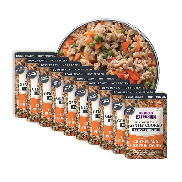 HEALTH EXTENSION GENTLY COOKED CHICKEN & PUMPKIN DOG...