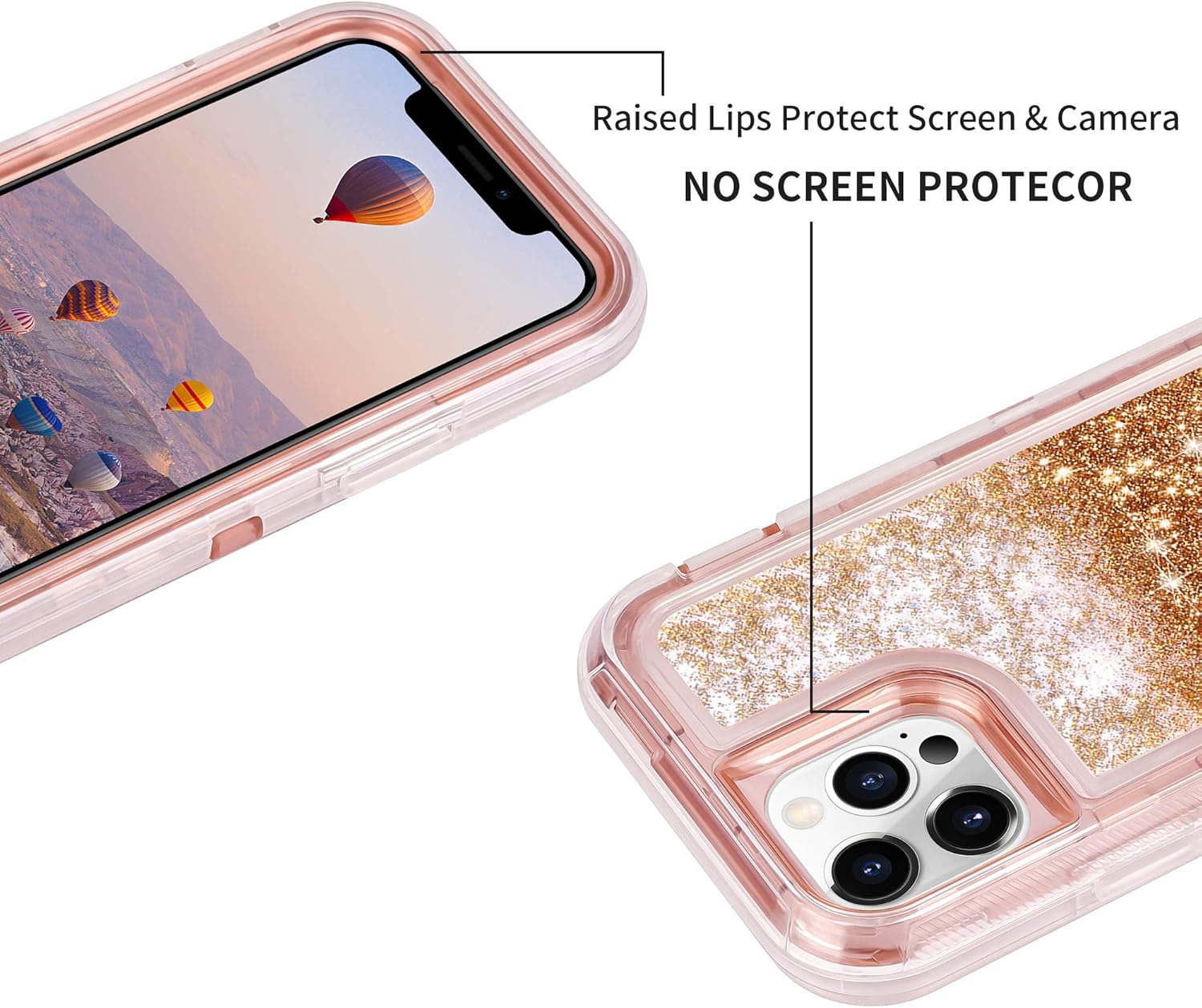 Amazon Com Coolden Compatible With Iphone 12 Pro Max Protective Glitter Cover For Women Girls Cute Bling Sparkle Heavy Duty Hard Shell Shockproof Tpu Case Compatible With Iphone 12 Pro Max 6 7 Inch