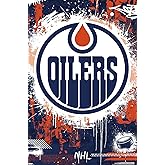NHL Edmonton Oilers - Maximalist Logo 23 Wall Poster, 34L" x 22.4W", Unframed Version