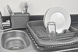 Addis Plate Dish Draining Rack Metallic Grey 1 view 3