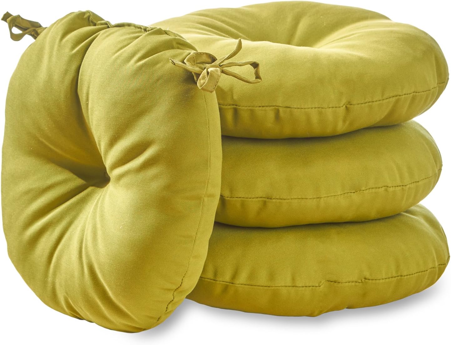 Best Kitchen Chair Cushions Set Of 4 Bright Green