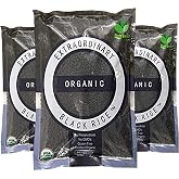 Bgreen Organic Black Rice Pack of 3 Non-GMO Kosher Gluten Free 3 lbs