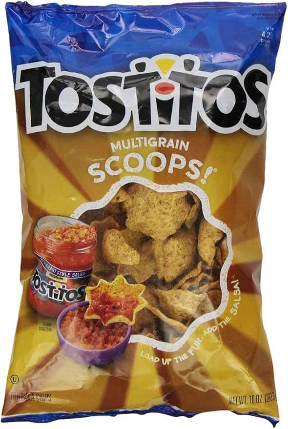 Tostitos Scoops! Multigrain Tortilla Chips, 10oz (7 Pack) Amazon.ca Grocery