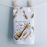 May The Only Pain in Your Life Be Champagne Kitchen Towel - Cute Champagne Home Decor - Soft & Absorbent Kitchen Towels - Housewarming Gift - Dish Towel Gift for Friends Or Family