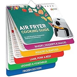 Air Fryer Magnetic Cheat Sheet Set - Cooking Time