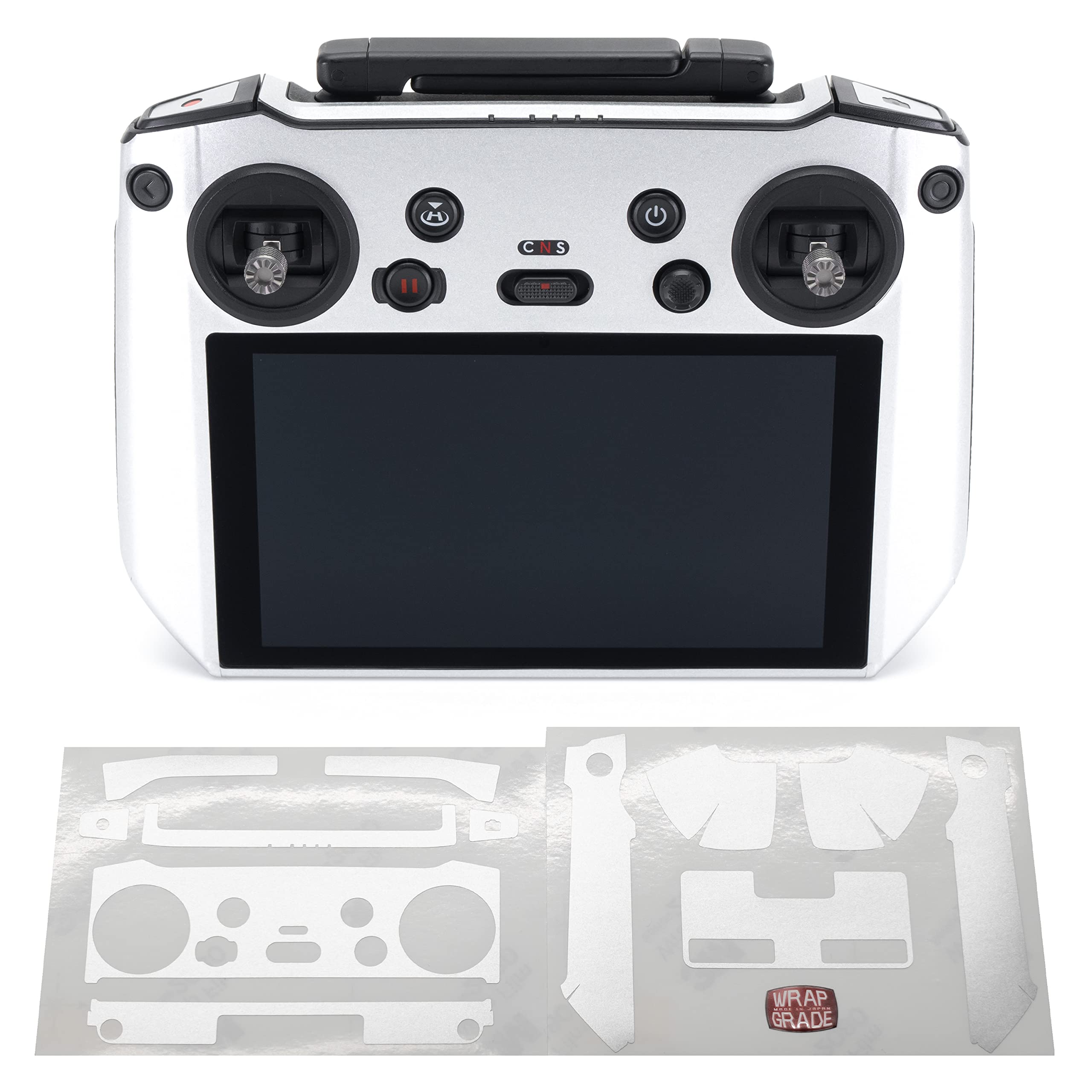 WRAPGRADE Skin Stickers for DJI RC PRO (AIRFORCE SILVER)