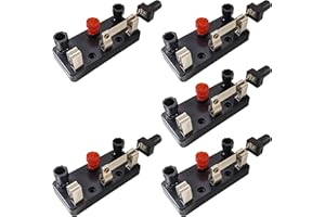 EX ELECTRONIX EXPRESS 5 Pack SPDT Knife Switches (Single Pole Double Throw), 2.98" × 1.36" × 1.15" by Electronix Express