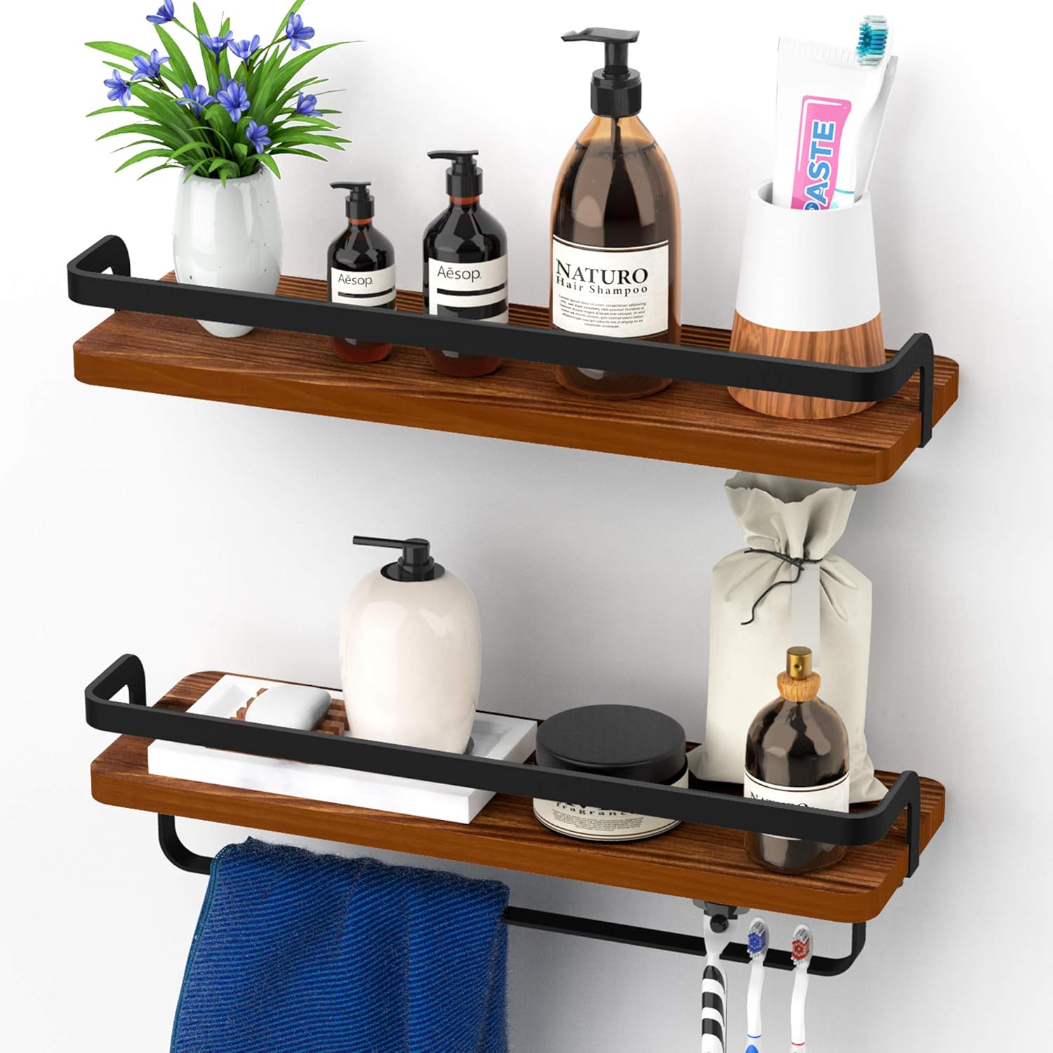 Avantru, Bathroom Floating Shelves, Bathroom Wall Shelves